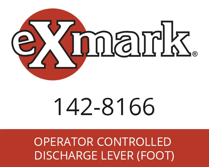 Exmark FOOT PEDAL - REQUIRES GA TE &amp; CABLE ASSEMBLY 142-