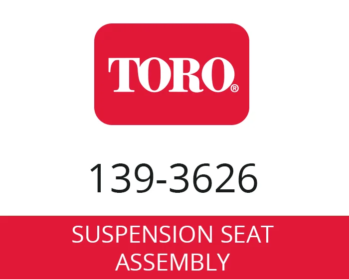 Toro Suspension Seat Assembly 139-3626