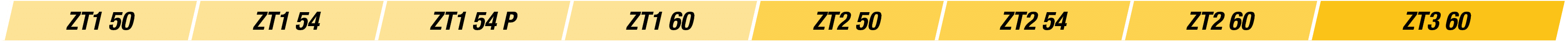 ZT1 50,ZT1 54,ZT1 54 P,ZT1 60,ZT2 50,ZT2 54,ZT2 60,ZT3 60
