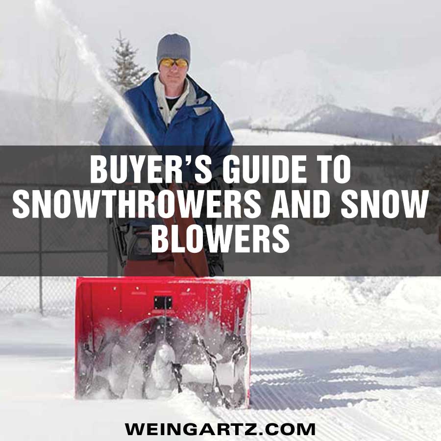 Buyer's Guide to Snowthrowers and Snow Blowers