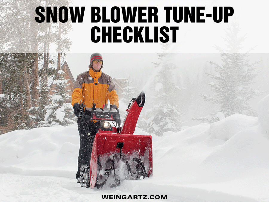 Snow Blower Tune-up Checklist