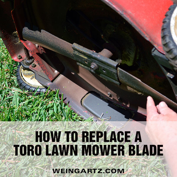 How to Replace a Toro Lawn Mower Blade