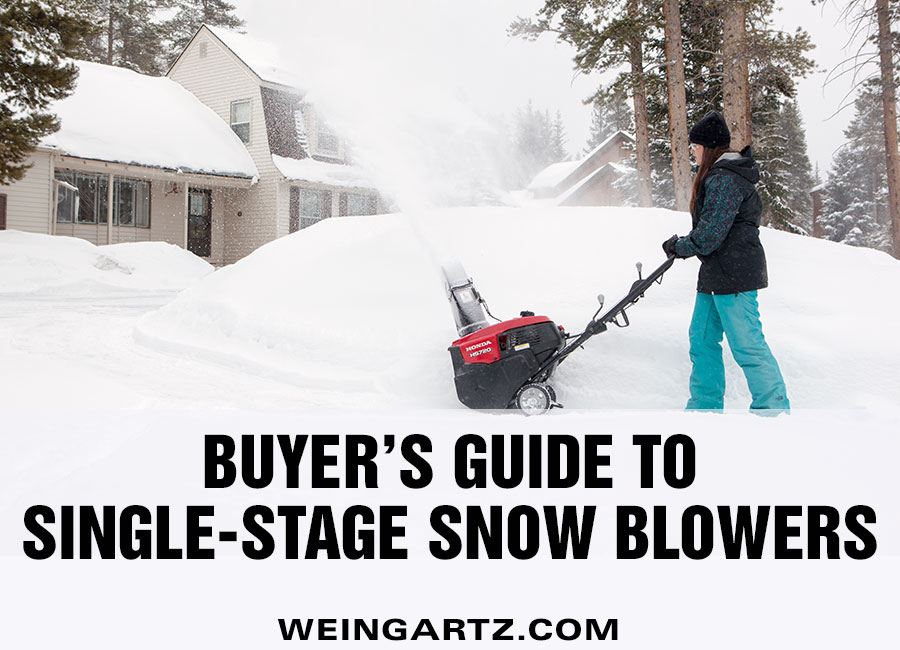 Buyer's-Guide-Single-Stage-Snow-Blowers - Featured Image