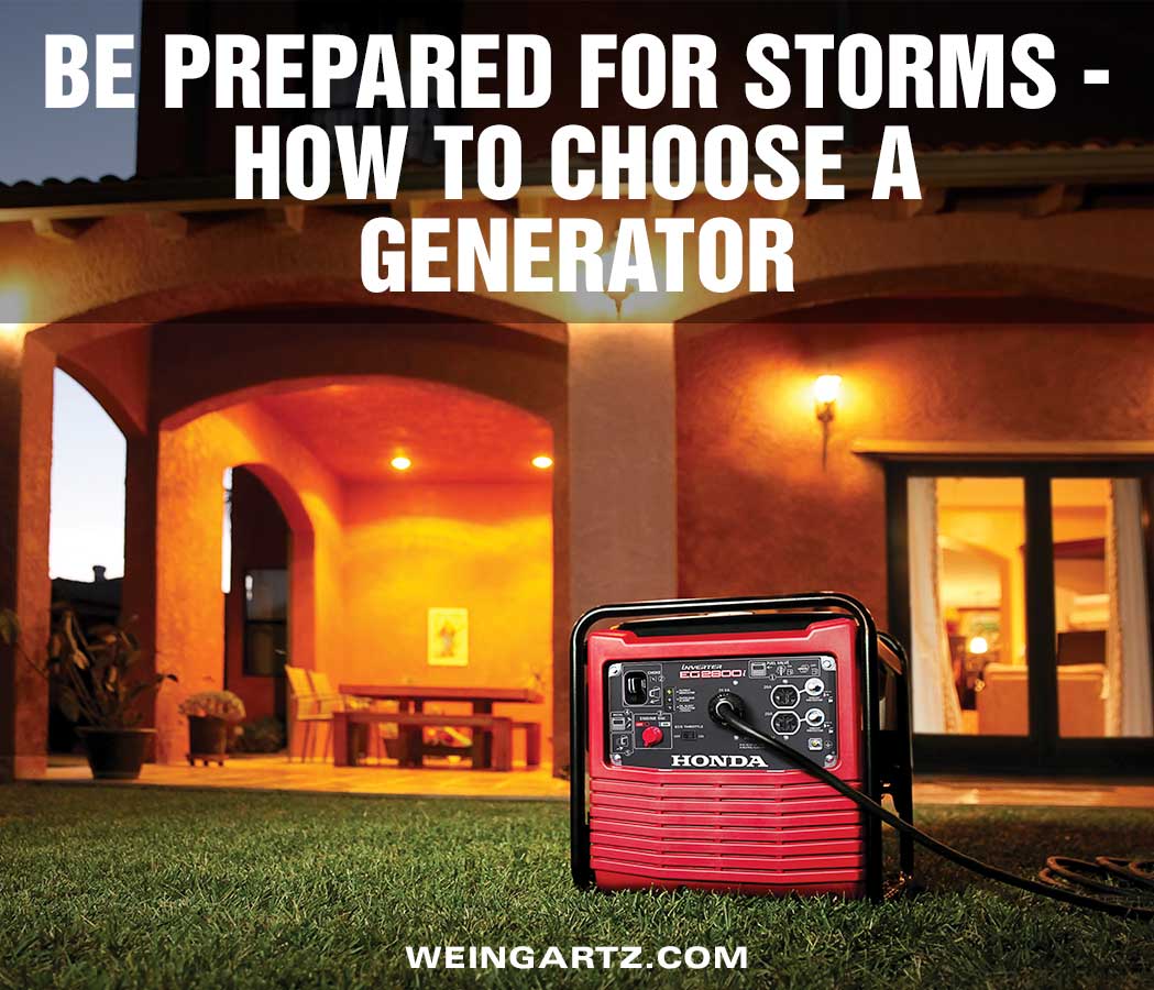 Be-Prepared-For-Storms-How-to-Choose-a-Generator - Featured Image