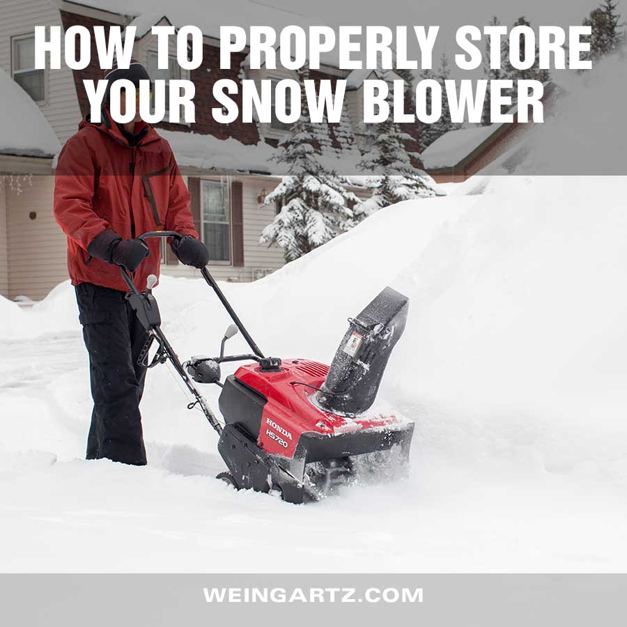 How-to-Properly-Store-Your-Snow-Blower - Featured Image