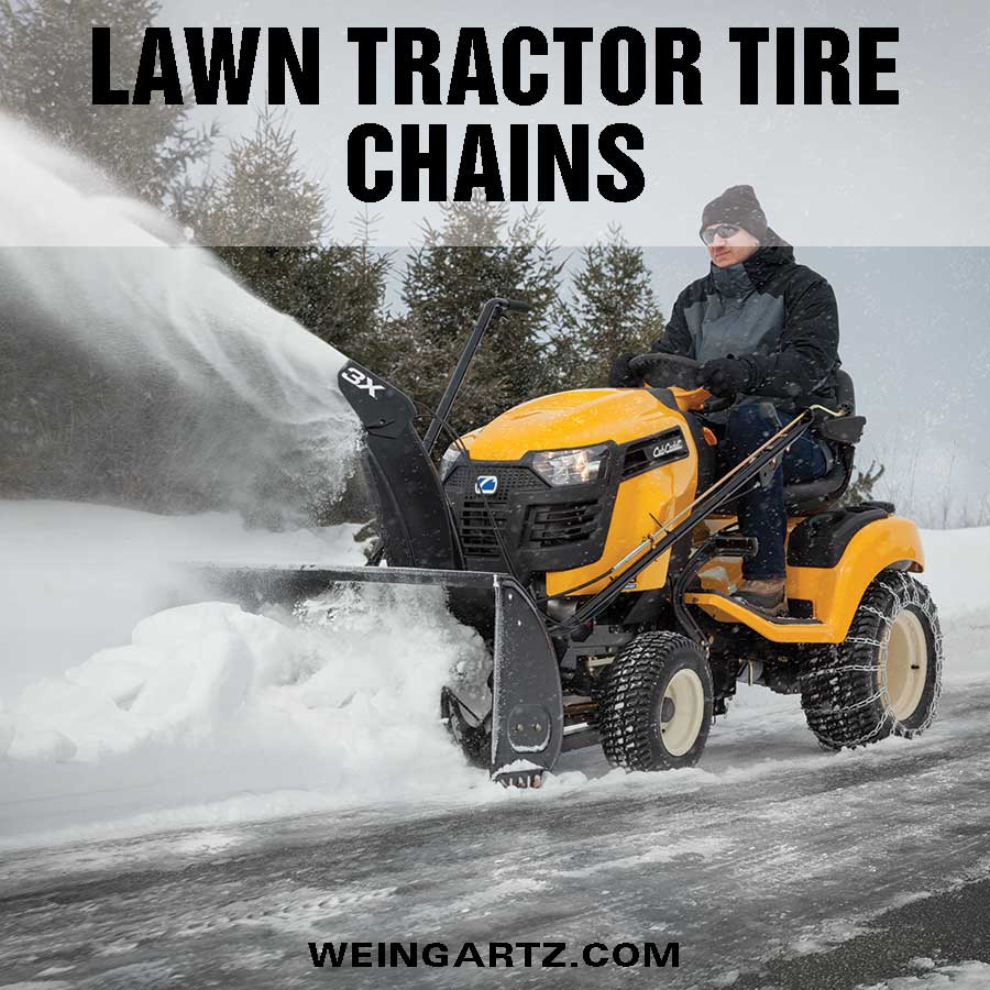 Lawn Tractor Tire Chains