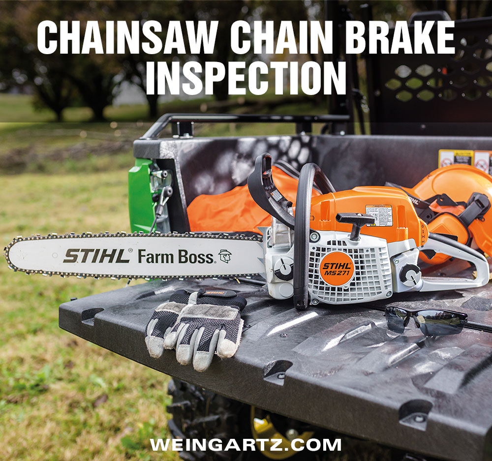 Chainsaw Chain Brake Inspection