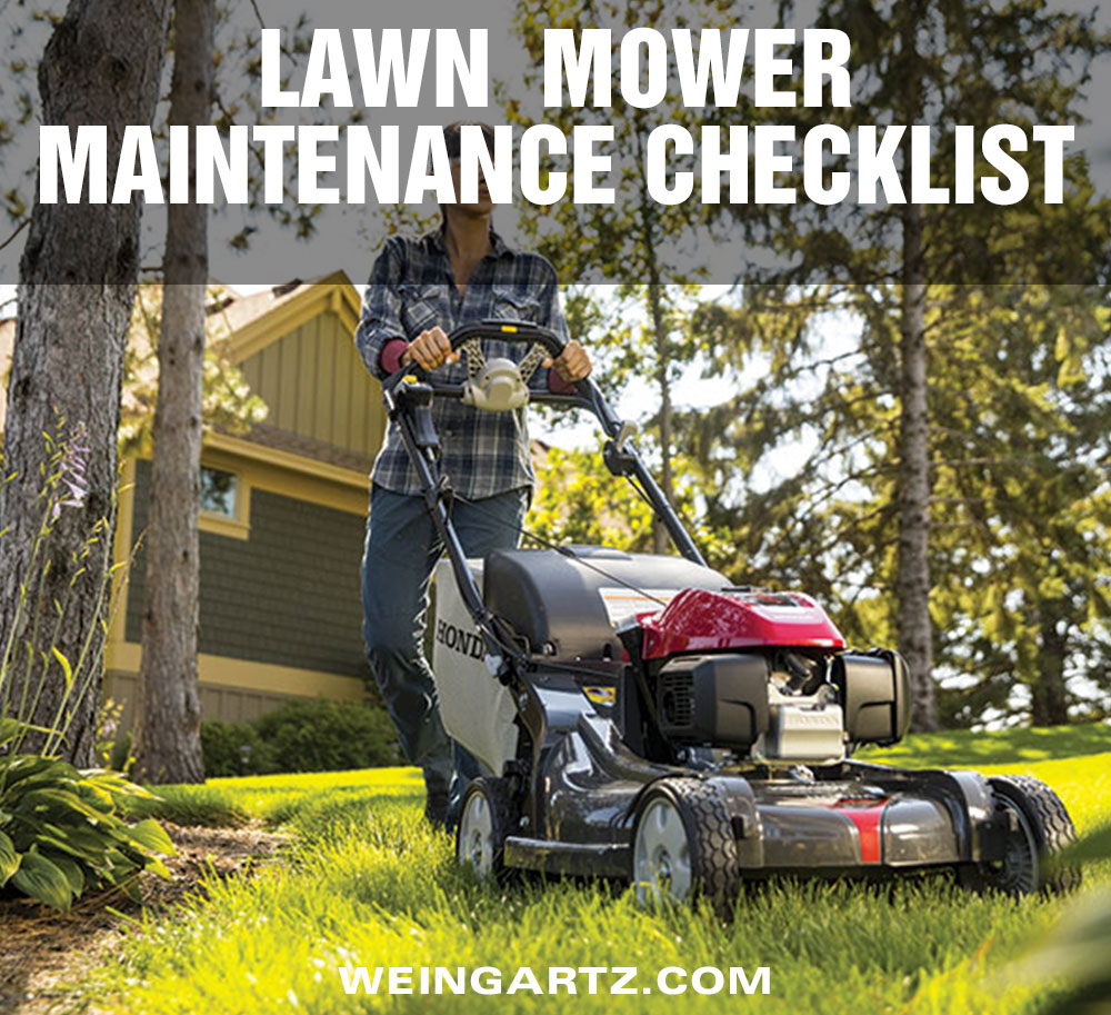 Lawn Mower Maintenance Checklist