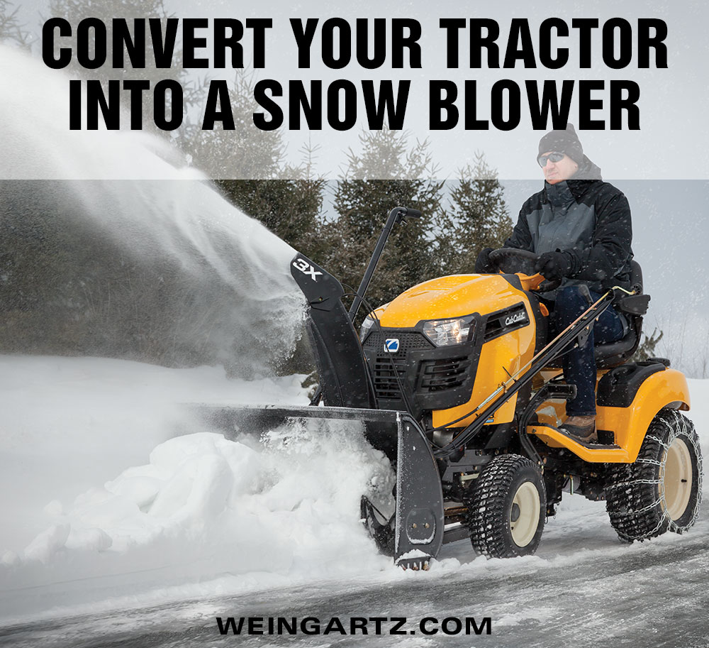 Convert Your Tractor Into a Snow Blower
