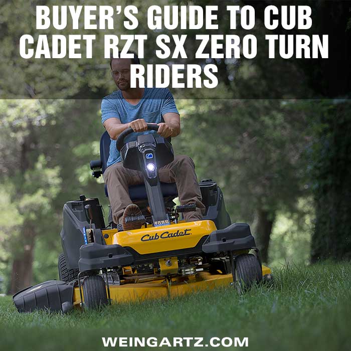 Buyer's Guide to Cub Cadet RZT SX Zero Turn Riders