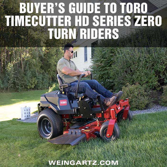 Buyer's Guide to Toro TimeCutter HD Series Zero Turn Riders
