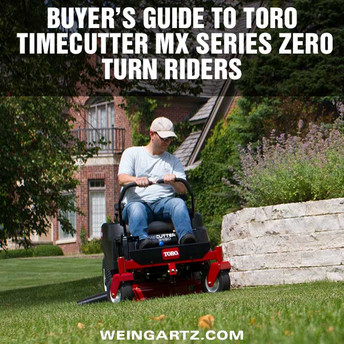 Buyer's Guide to Toro TimeCutter MX Series Zero Turn Riders