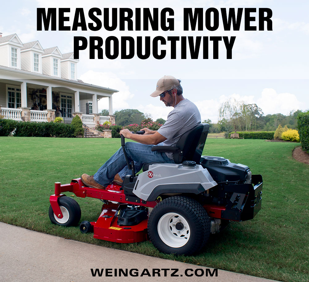 Measuring Mower Productivity