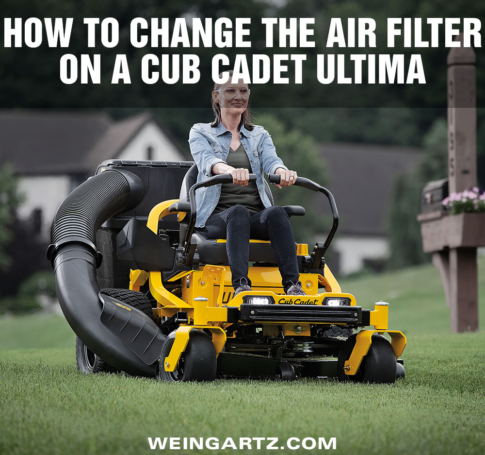 How to Change the Air Filter on a Cub Cadet Ultima Zero Turn Rider