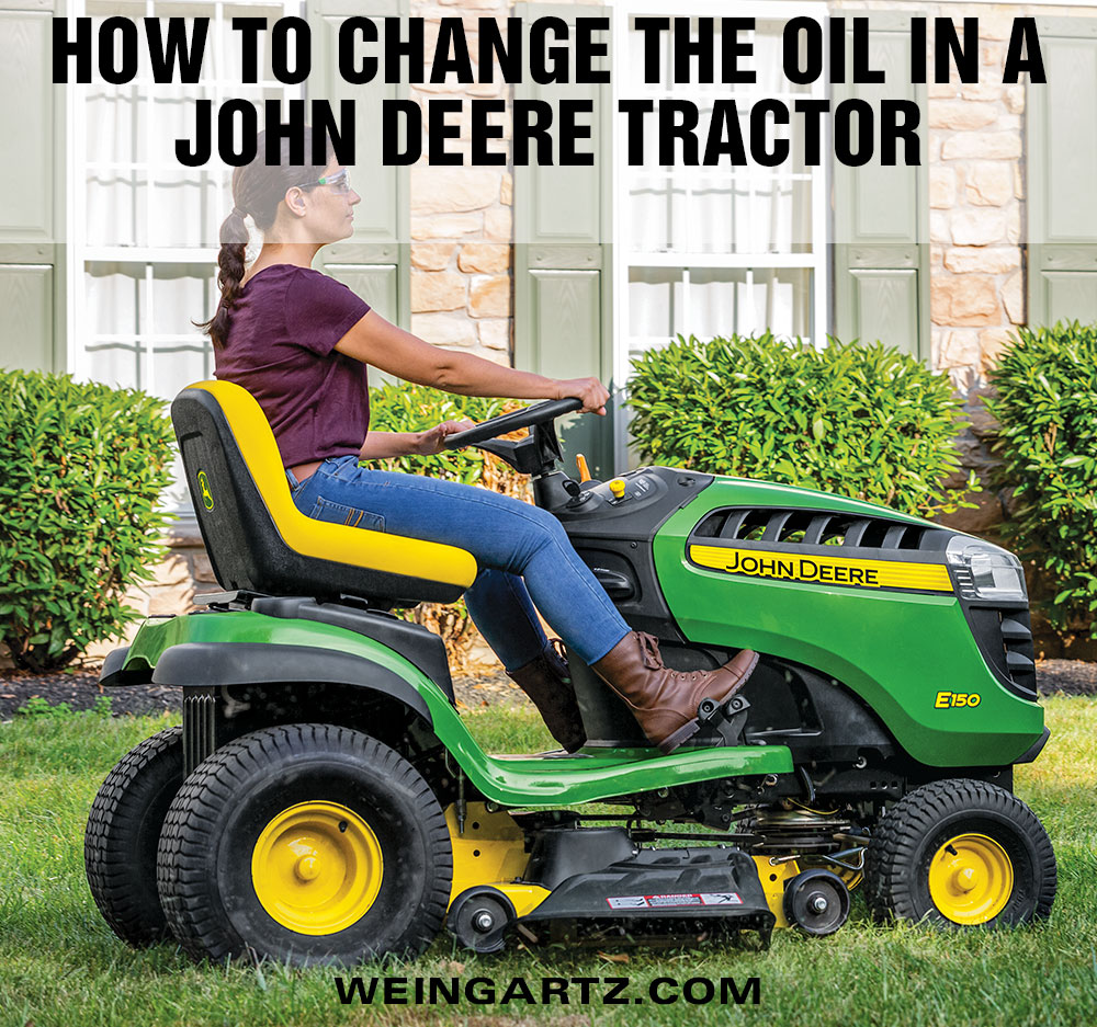 How to Change the Oil in a John Deere Tractor