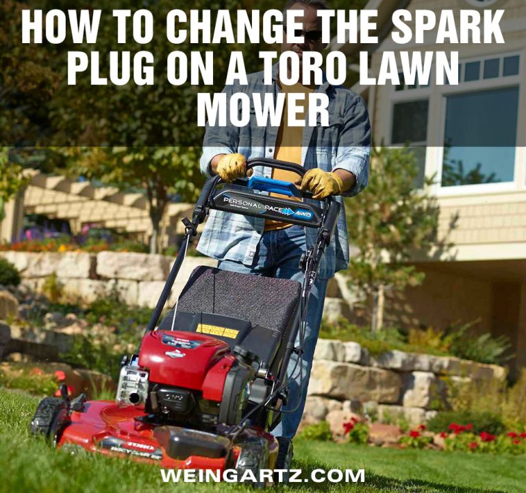How to change the spark plug on a Toro lawn mower