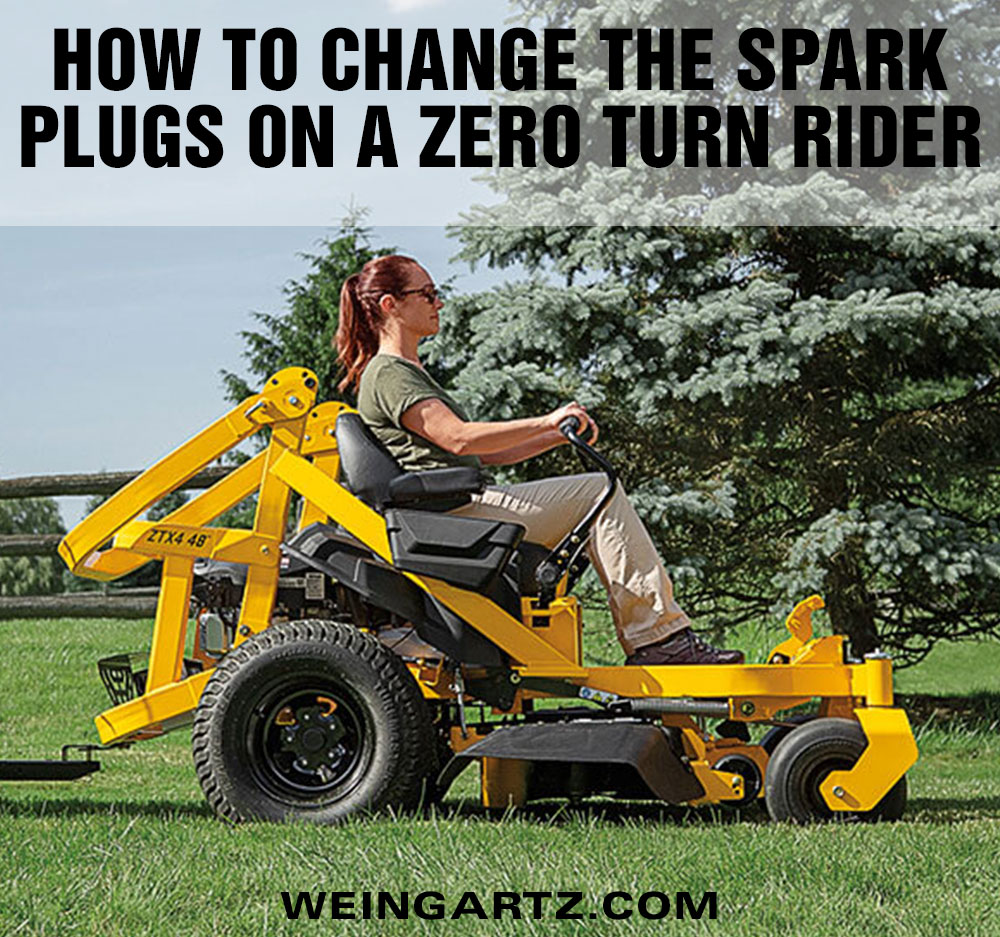 How to Change the Spark Plugs on a Cub Cadet Zero Turn Rider