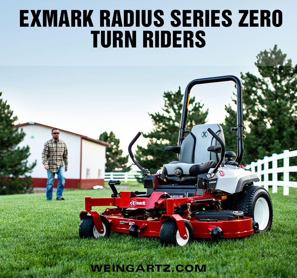 Exmark Radius Series Zero Turn Riders