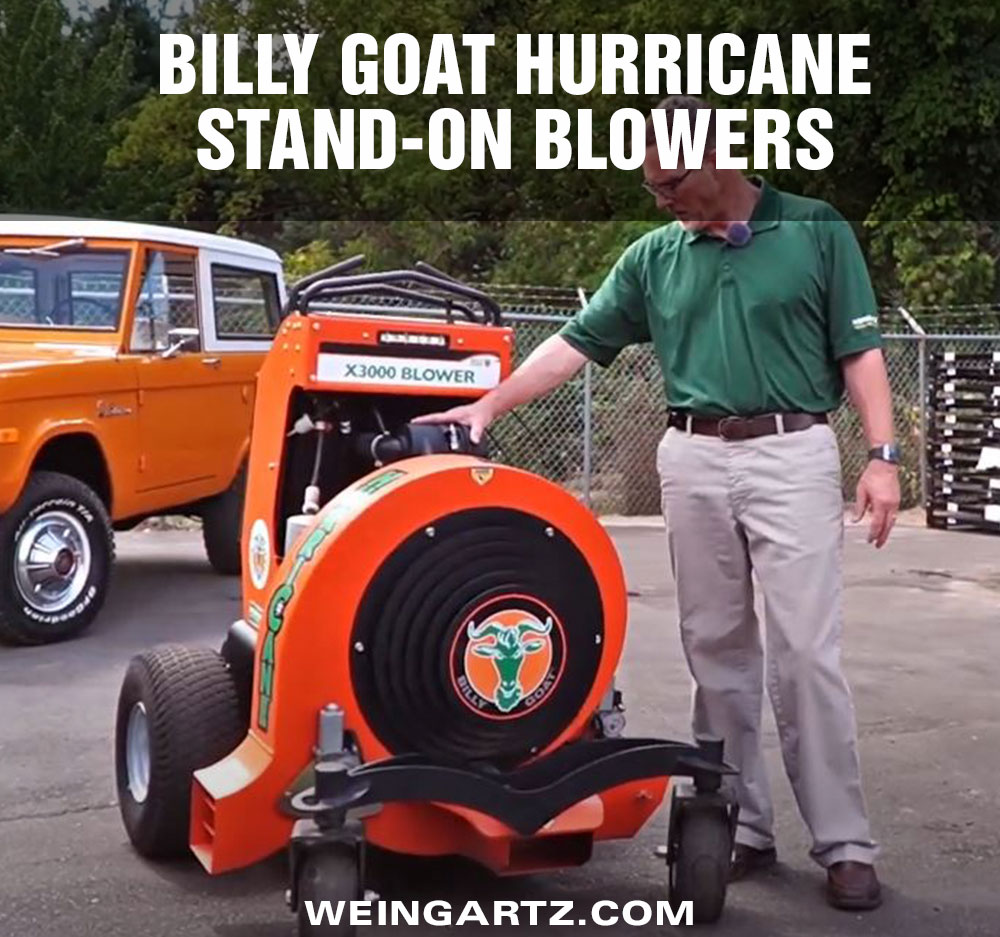Billy Goat Hurricane Stand-On Blowers