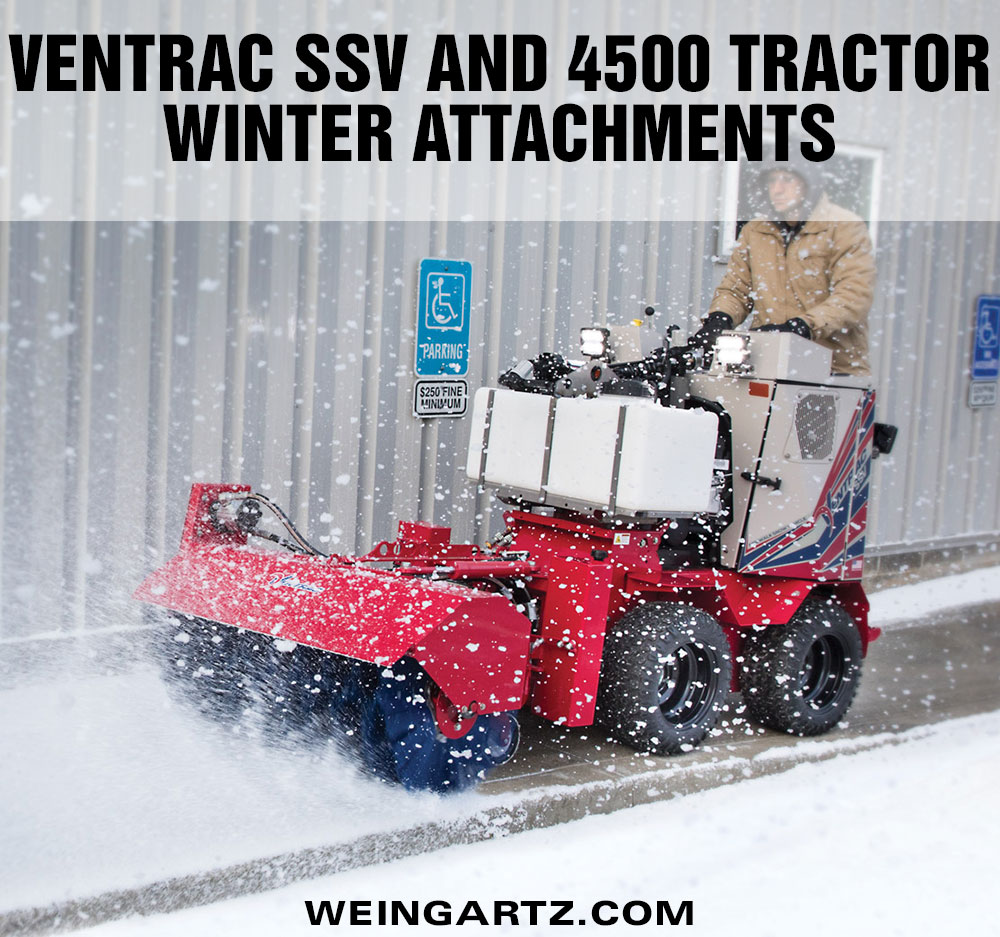 Ventrac SSV and 4500 Tractor Winter Attachments