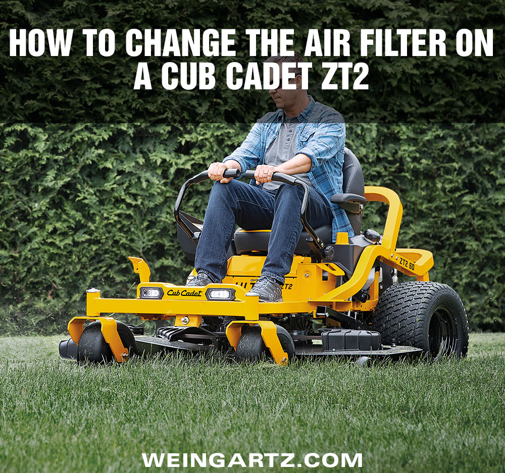How To Change the Air Filter on a Cub Cadet ZT2