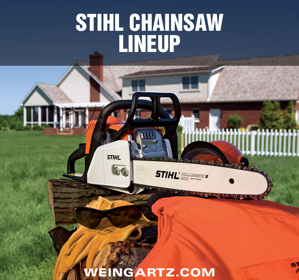 Stihl Chainsaw Lineup
