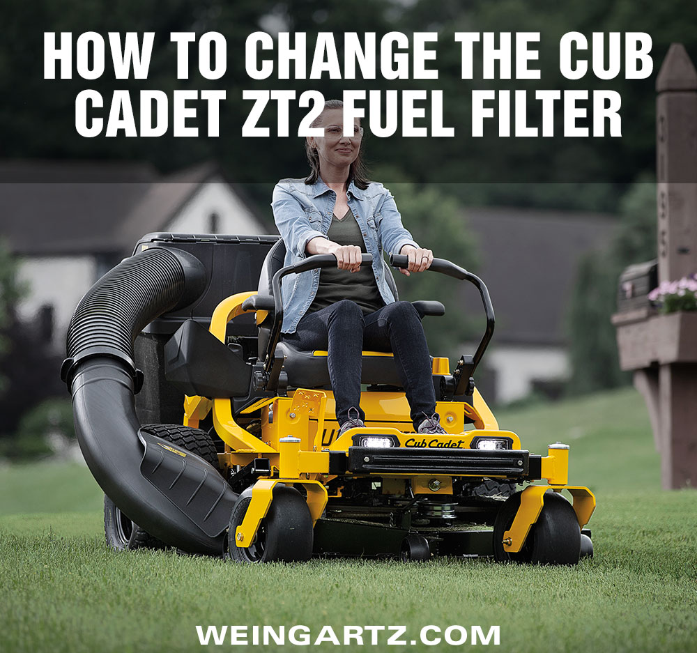 How To Change the Cub Cadet ZT2 Fuel Filter