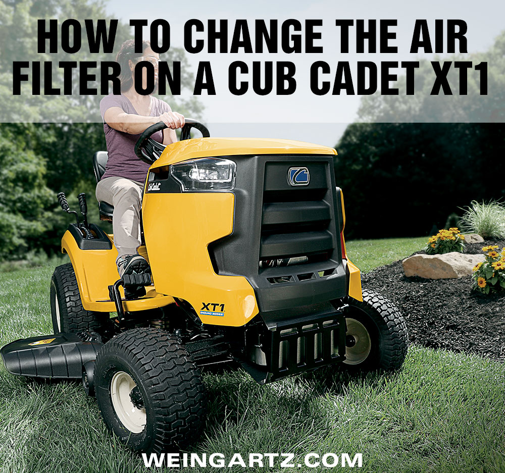 How To Change the Air Filter on a Cub Cadet XT1 Tractor