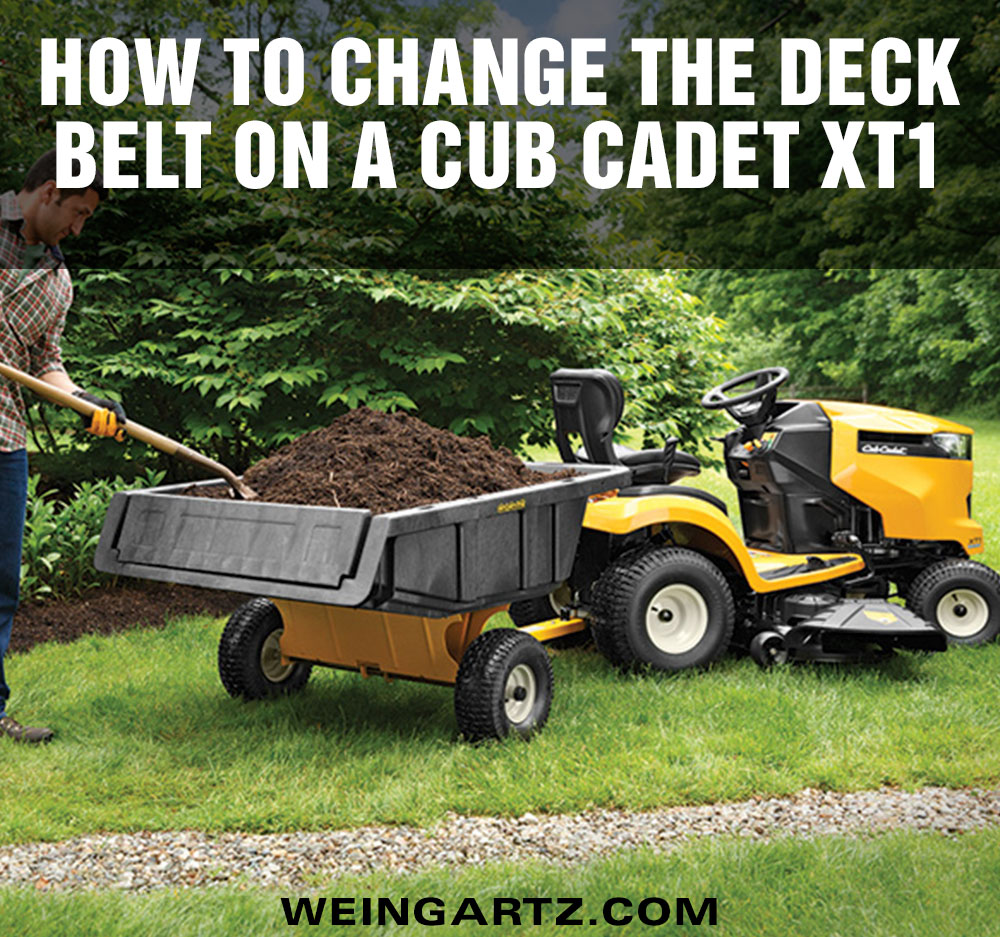 How To Change the Deck Belt on a Cub Cadet XT1 Tractor