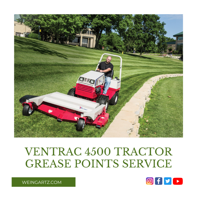 Ventrac 4500 Tractor Grease Points Service