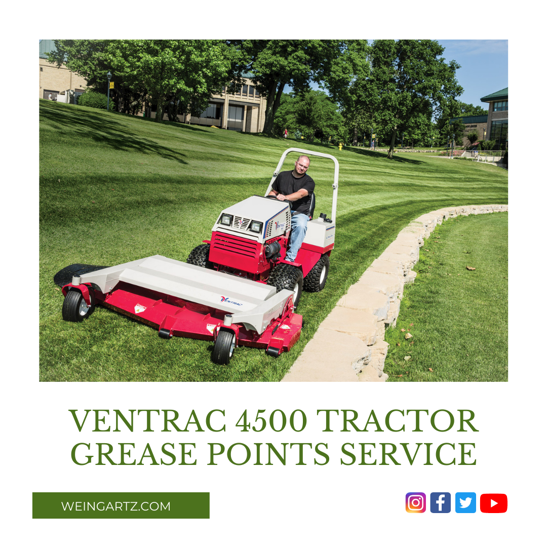 Ventrac 4500 Tractor Grease Points Service