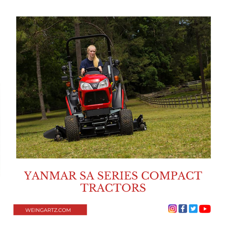 YANMAR SA SERIES COMPACT TRACTORS