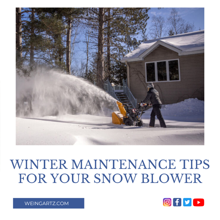 WINTER MAINTENANCE TIPS FOR YOUR SNOW BLOWER