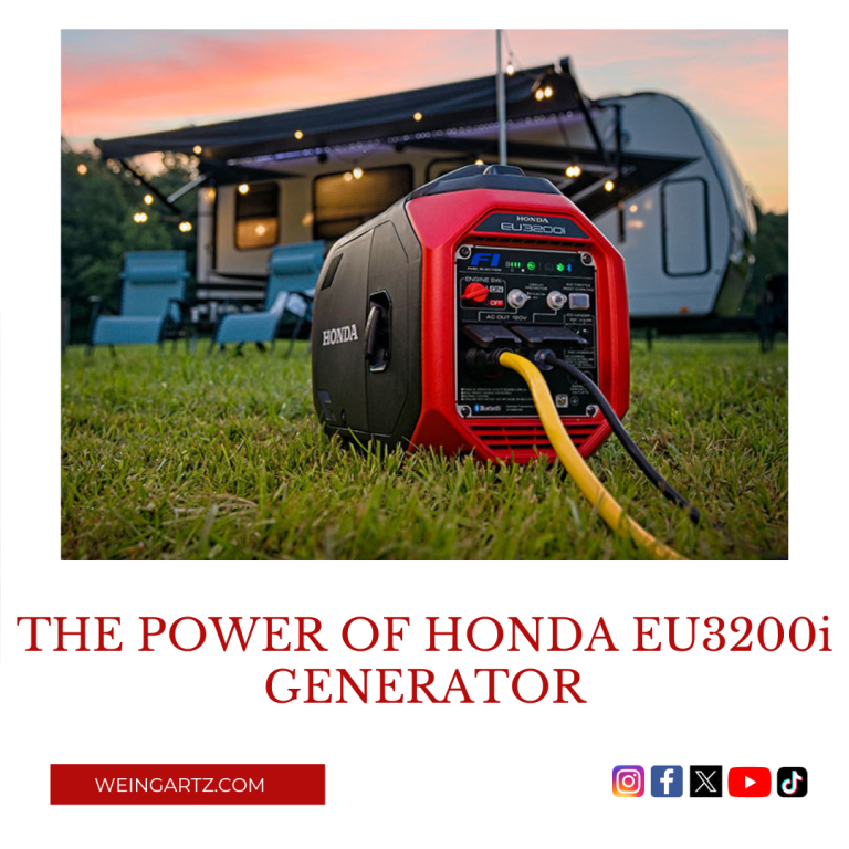 THE POWER OF HONDA EU3200I GENERATOR